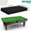 8Ft Billiard Pool Table Cover with Drawstring Durable Waterproof Table Cover for Rectangle Table, Black 4