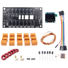 ATU-100 Antennen Tuner 1.8-50MHz Automatischer Antennen Tuner + OLED Firmware Programmierter VerstäRker EmpfäNger DIY Satz