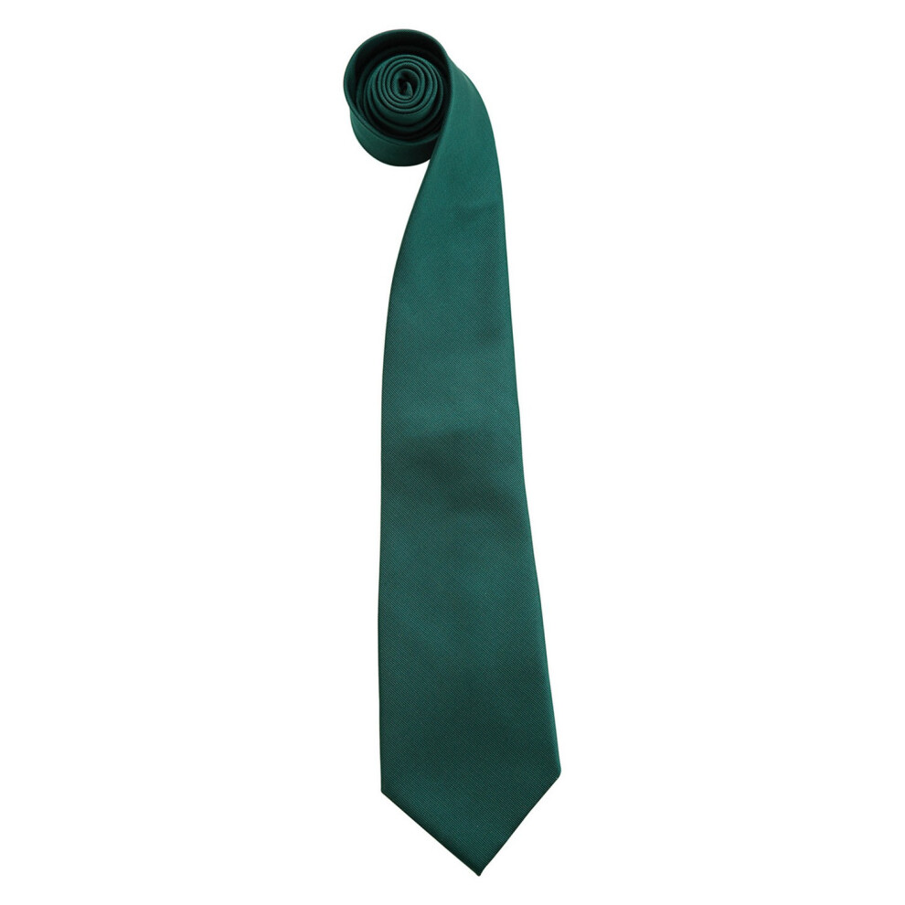 Premier (One Size, Bottle Green) Mens Colours Fashion Tie