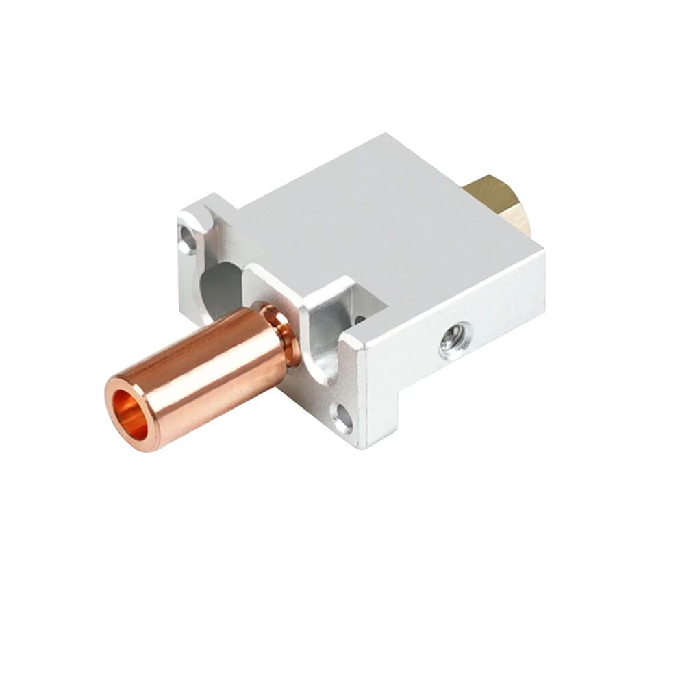 For Flsun V400 3D Printer Hotend Nozzle Extruder Parts Print Brass Heat Block Throat Copper Plated 6134220637877