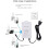 12V-2A Uninterruptible Power Supply for WiFi, Modem, Router, Security Camera  UPS Battery Backup Protector US PLUG 3