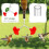 3Packs Floral  Feeder Tubes and Stoppers,Double   Feeding ,Water Feeding Replacement 6