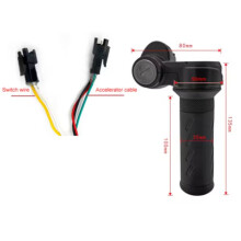 Universal Electric Bicycle Twist Throttle Grip E-Bike Handlebar Twist Accelerator Speed Control Handle Replacement Parts