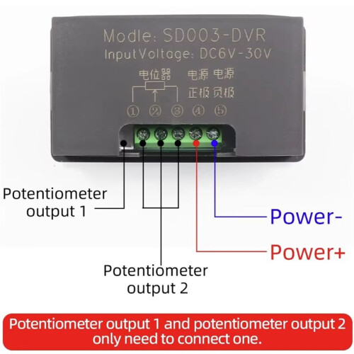 Digital Display Potentiometer Variable Resistor 10k Ω Resistance Signal Simulator for Speed Controller Inverter 1