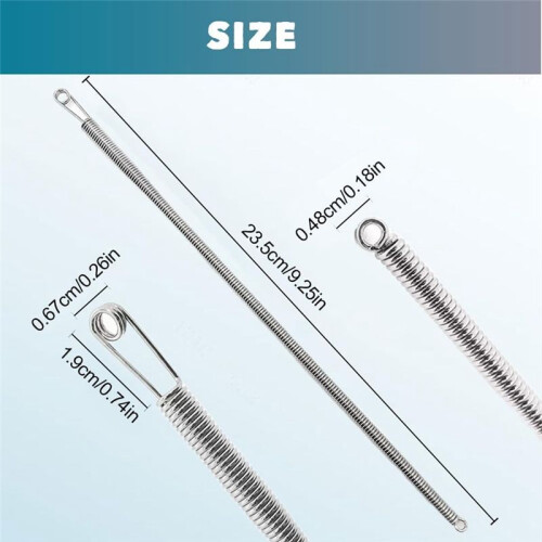 10PCS Drawstring Threaders Spring Drawstring Needle Threader, DIY Rope Threader Clip, Drawstring Threader Tool 2