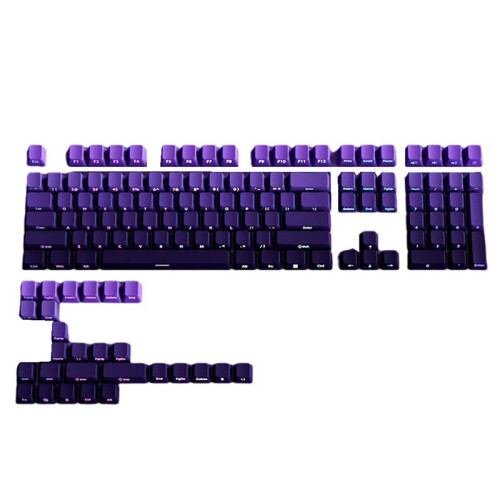 Gradient  Double Shot PBT Keycap Backlit Keycap 130 Key Full Keycaps Set for Mechanical Keyboard 1