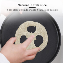 4-6Cm Wide 50Pcs/Lot Natural Loofah Slice Diy Customize Soap Tools,Cleaner,Sponge Scrubber,Facial Soap Holder