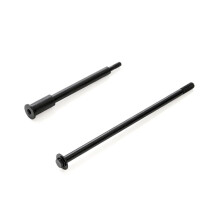Para LOSI 1/4 Promoto-MX Accesorios de Actualización de Motocicleta Kit de Ejes Fijos de Rueda Delantera Trasera de Acero Metálico