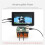 UPS HAT (E) for Raspberry Pi 5/4B/3B+, Bi-Directional Fast Charging, 5V 6A Output, Pogo Pins Connector 3