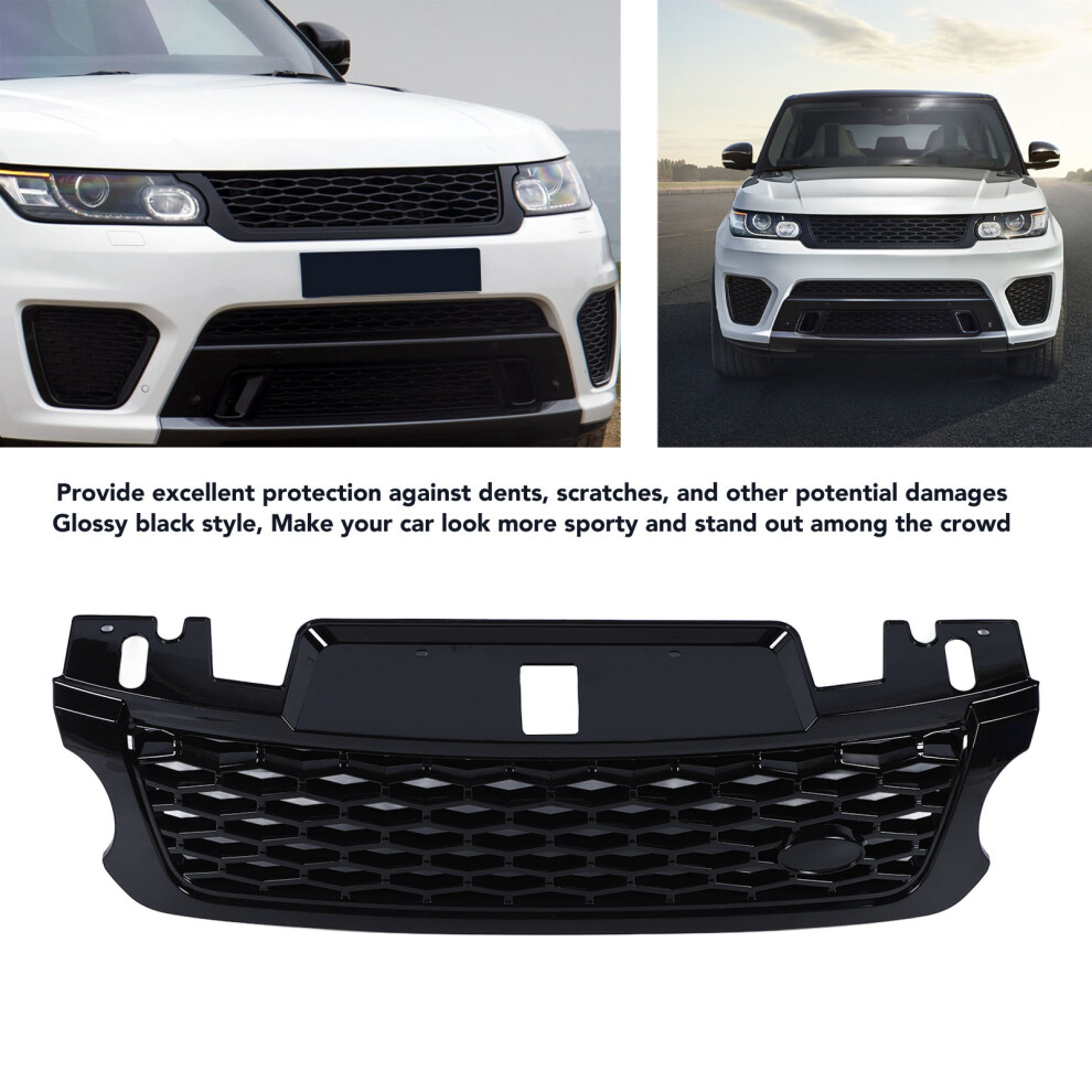 Front Lower Grille Glossy L494 2013 Black 7055741288395