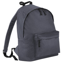 (One Size, Graphite) Bagbase Fashion Backpack / Rucksack (18 Litres) (Pack Of 2)