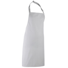 (One Size, Silver) Premier Colours Bib Apron / Workwear