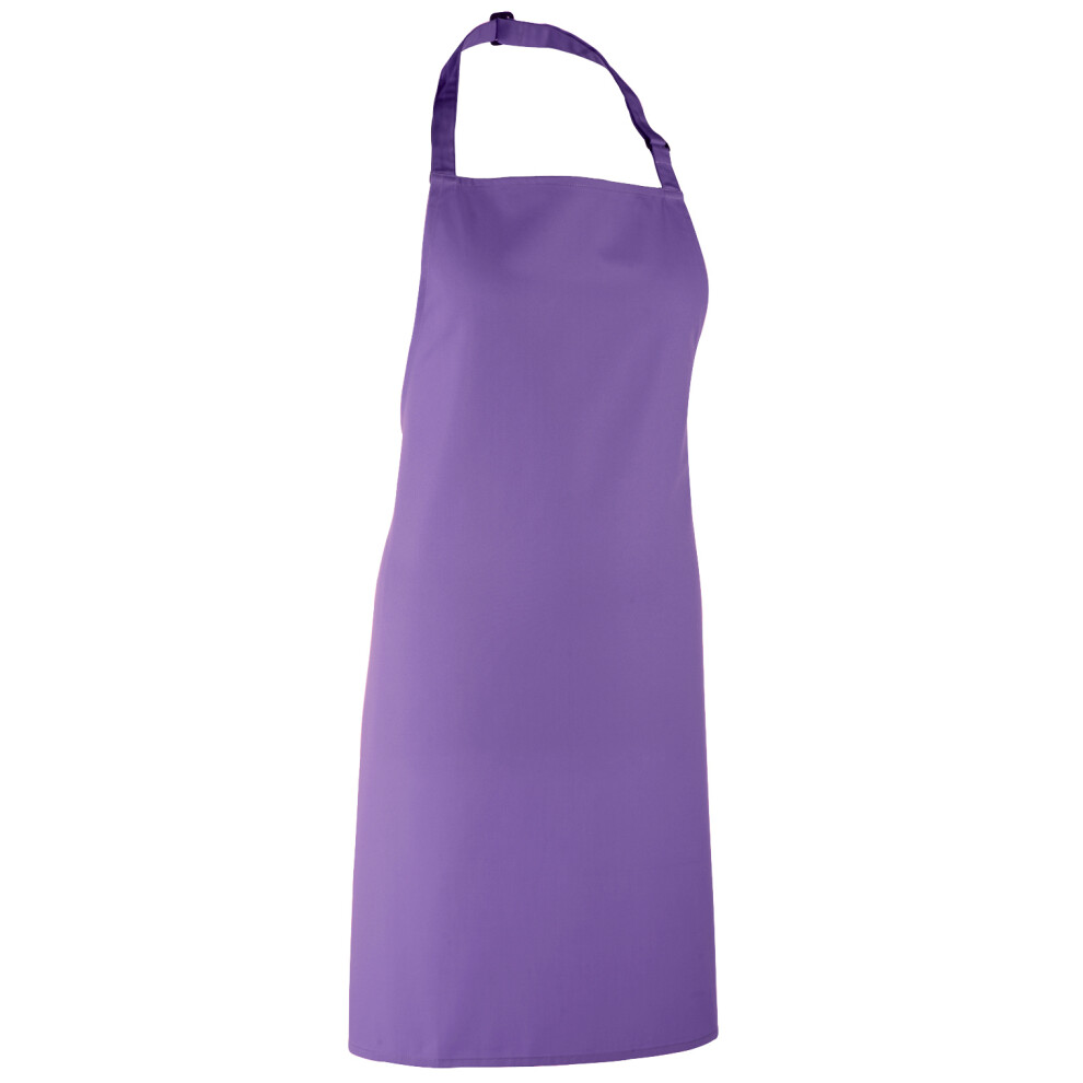 (One Size, Rich Violet) Premier Colours Bib Apron / Workwear 5055805344014