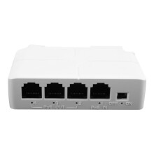 1 PièCes 4 1 à 3 PoE Extender Passif en Cascade IEEE802.3Af 100 Mbs pour Commutateur RéPéTeur de Transmission IP NVR IP