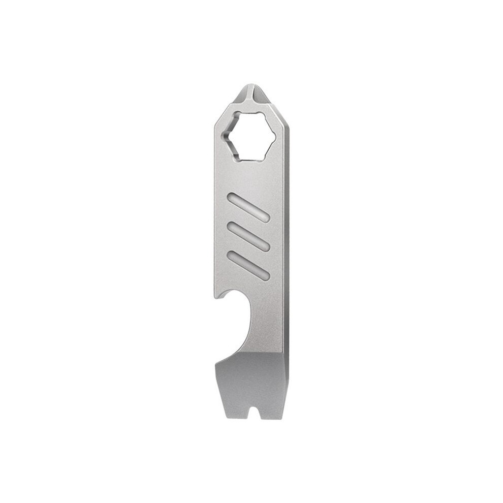 Tc4 Titanium Alloy Bottle Opener Graduated Scale Wrench Outdoor Tools Multifunction Camping Gear 6031192268194