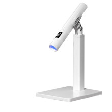 Lampa UV do Paznokci Żelowych, Ręczna Lampa UV LED do Paznokci Ze Stojakiem, Przenośna Suszarka do Paznokci z Akumulatorem USB, Bezprzewodowa