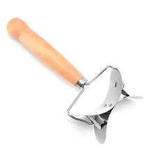 Rostfritt Stål Dumpling Wrappers Skin Deg Cutter Circle Roller Ravioli Dumpling Maker Cutter Bakverk Skärverktyg