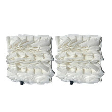 2 Pièces Éponge de Luffa de Bain 2 en 1, Luffa de Bain Exfoliante et Nettoyante Douce, Éponge de Luffa de Douche, Luffa Double Fonction