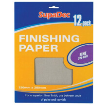SupaDec Sandpaper (Pack of 12)