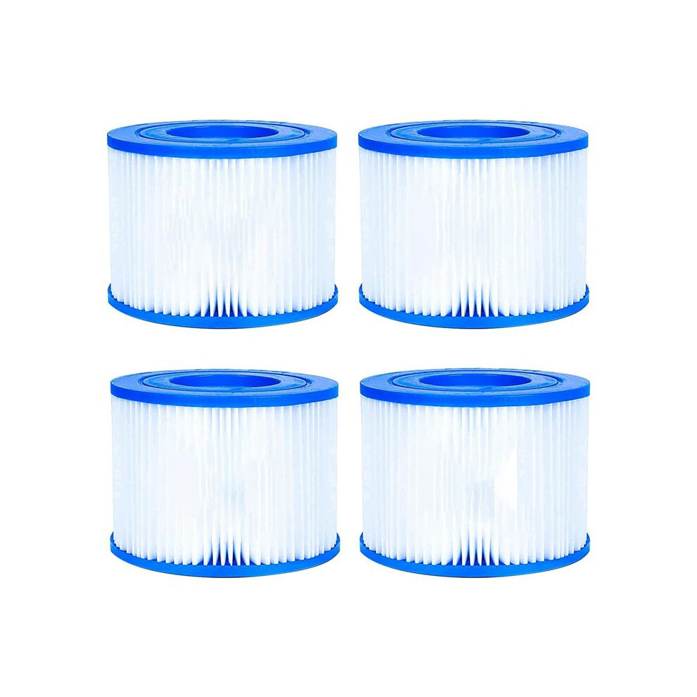 For Type VI Pool Filter Cartridge, 4 Pack of Inflatable Hot Tub and SPA Replacement Filter Compatible with 90352E 58323E