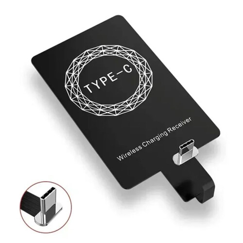 Type-C Wireless Charging Receiver Type C Fast Wireless Charger Adapter for 2