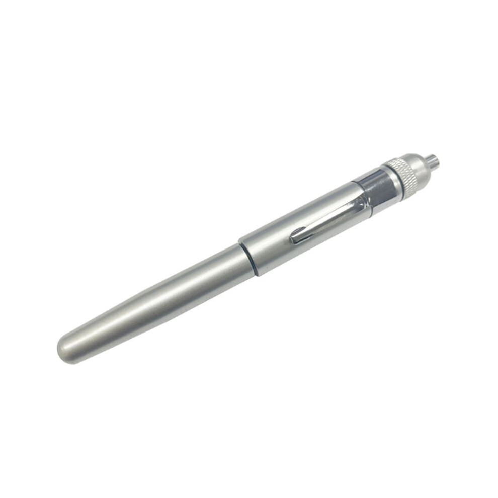 Precision Dripping Oil Pen Aluminum Alloy Applicator Precisely Applies Other Lubricant Firm Maintenance Oiler Pen Silver 4712273245267