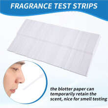 600 Pieces Fragrance Strips Perfume Test Strips Disposable White Blotter Essential Oils Paper Tester for Aromatherapy