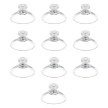 10pcs 40mm Suction Cup with M4-Screw and Knurled Nut, Suction Cup with Thread, Sucker Pads for Glass Table Top