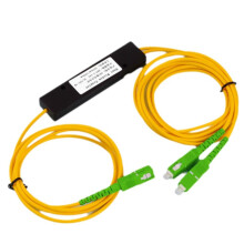SC/APC 1/2 Glasfaser-Splitter, Glasfaser-Pigtail-Splitter, Doppelfenster-Koppler für Glasfaser-Kommunikationssystem