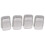 4Pcs Aluminum Alloy Loaf Tin Rectangular Non-Stick Bread Mould Bread Loaf Pans Baking Tools Kitchen Dining Bar Supplies 10