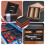 3Pcs Cuttable Polyurethane Foam Sheets,Polyethylene Tool Foam Sheets,Drawer Liner,ToolBox and Storage Tool Shadow 6