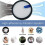 2PCS Vacuum Filter for Lydsto V9 Vacuum Cleaner Replacement Accessories HEPA Filter 6