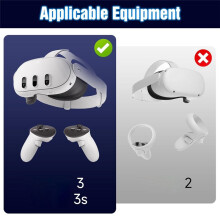 Adjustable Wrist Straps for Meta Quest 3/3S - Durable & Secure Controller Hand Straps for Easy Installation