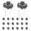 20 Pcs 6x6x5mm Momentary Tactile Tact Push Button  2 Pin DIP Through Hole 7