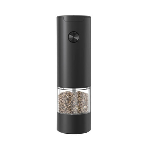 Electric Salt and Pepper Grinder One Hand Automatic Operation Adjustable Coarseness Battery Powered Automatic Grinding-A