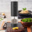 Electric Salt and Pepper Grinder One Hand Automatic Operation Adjustable Coarseness Battery Powered Automatic Grinding-A 1