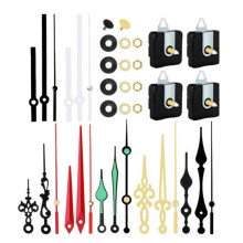4Pcs Clock Mechanism Replacement Kit with 7 Clock Hands Operated for Clock Repair DIY Clock Repair Motor Parts