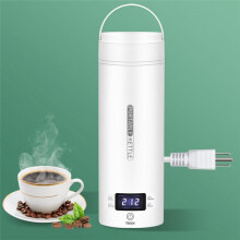 Travel Electric Kettle Portable Small Tea Coffee Kettle 304 Stainless Water Heater with LCD US Plug