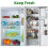 Fridge Deodorizer Rechargeable Air Purifier Refrigerator Odor Eliminator Food Preservation Deodorizing Silver 5