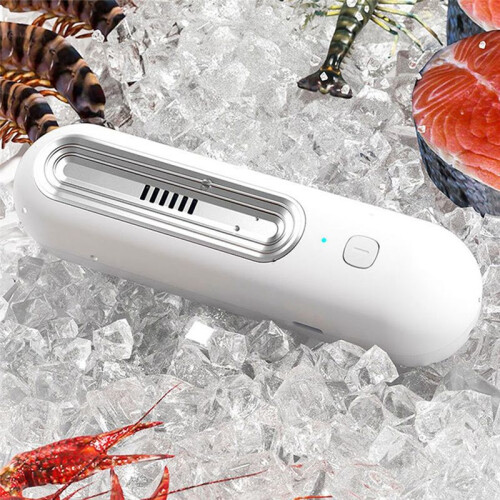 Fridge Deodorizer Rechargeable Air Purifier Refrigerator Odor Eliminator Food Preservation Deodorizing Silver 2