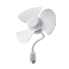 Ventilatore con Presa A Vite Ventilatore di Raffreddamento Soffitto Compatto Ventola di Raffreddamento A Vite Piccolo Ventilatore Tavolo Silenzioso