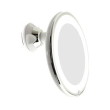 10-Facher VergrößErungsspiegel mit Licht, Schminkspiegel mit Lichtern, Dimmbarer LED-Schminkspiegel für Badezimmer, Schlafzimmer, Hotel