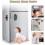 Fridge Lock, Refrigerator Lock, Keyless One-Click Access, Customizable Password, Child Safety Combination Lock White 4