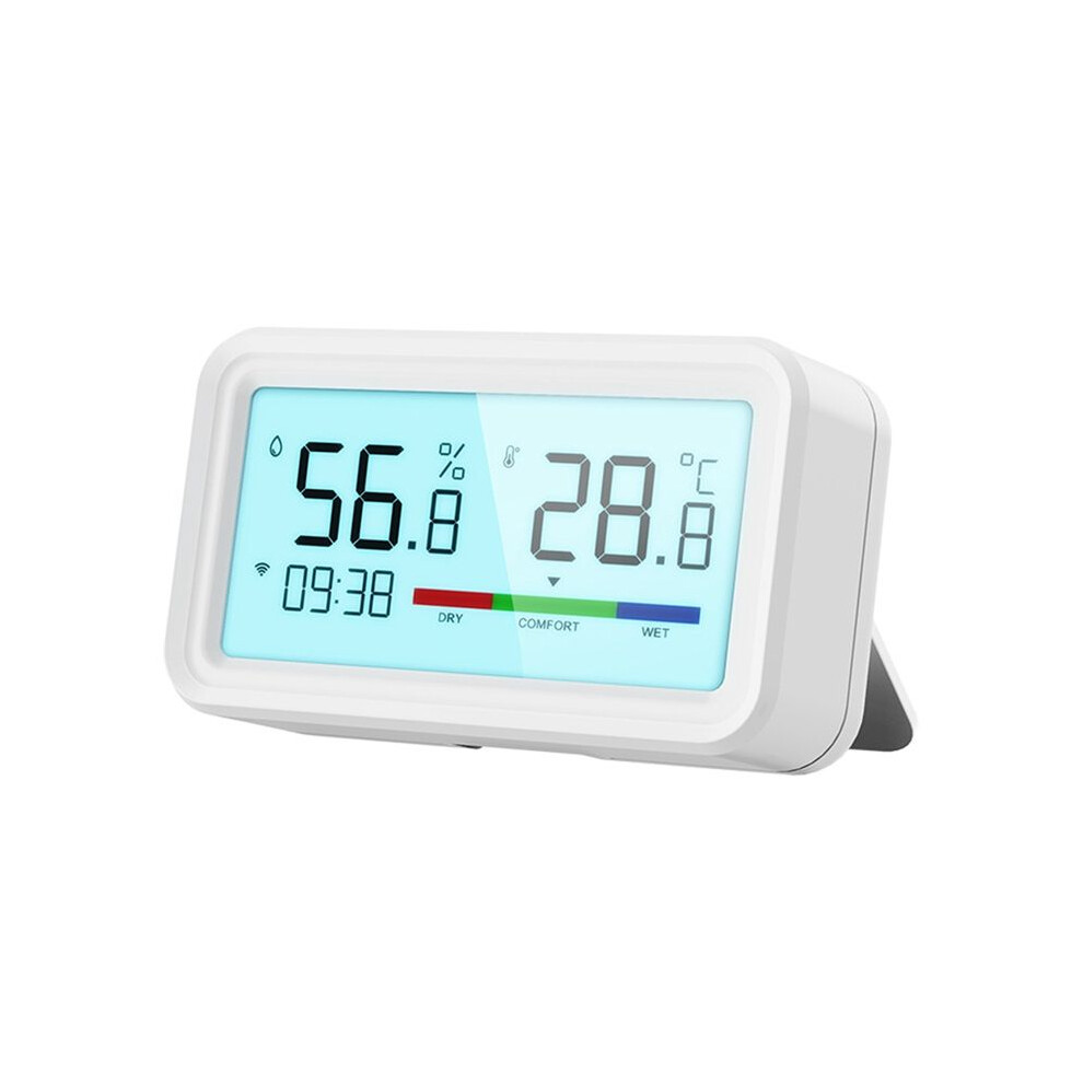 Tuya Wifi Temperature And Humidity Sensor Wireless Thermometer Hygrometer With Lcd Home Remote Linkage Alarm- A 6031929464943