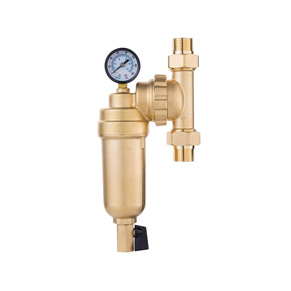 360 Degree Universal Rotating Valve Filter Whole House Central Filter Reusable Sediment Water Filter Nickel-Plated,B 6034255914403