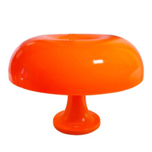 Mushroom Table Lamp for Hotel BedRoom Lighting Desk Lamp Bedside Lamps Decoration Lighting Lamp Modern Minimalist Orange