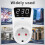 LED Display Voltage Protector Socket AC 230V Adjustable 16A Power Protector Socket with Automatic Reset Function EU Plug 6