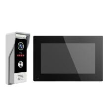 Video-Türklingel, Wohnungssprechanlage, 7-Zoll-Full-Touch-Monitorsystem, TUYA WiFi, Heim-Video-Gegensprechanlage, Türsprechanlage-Kits, UK-Stecker