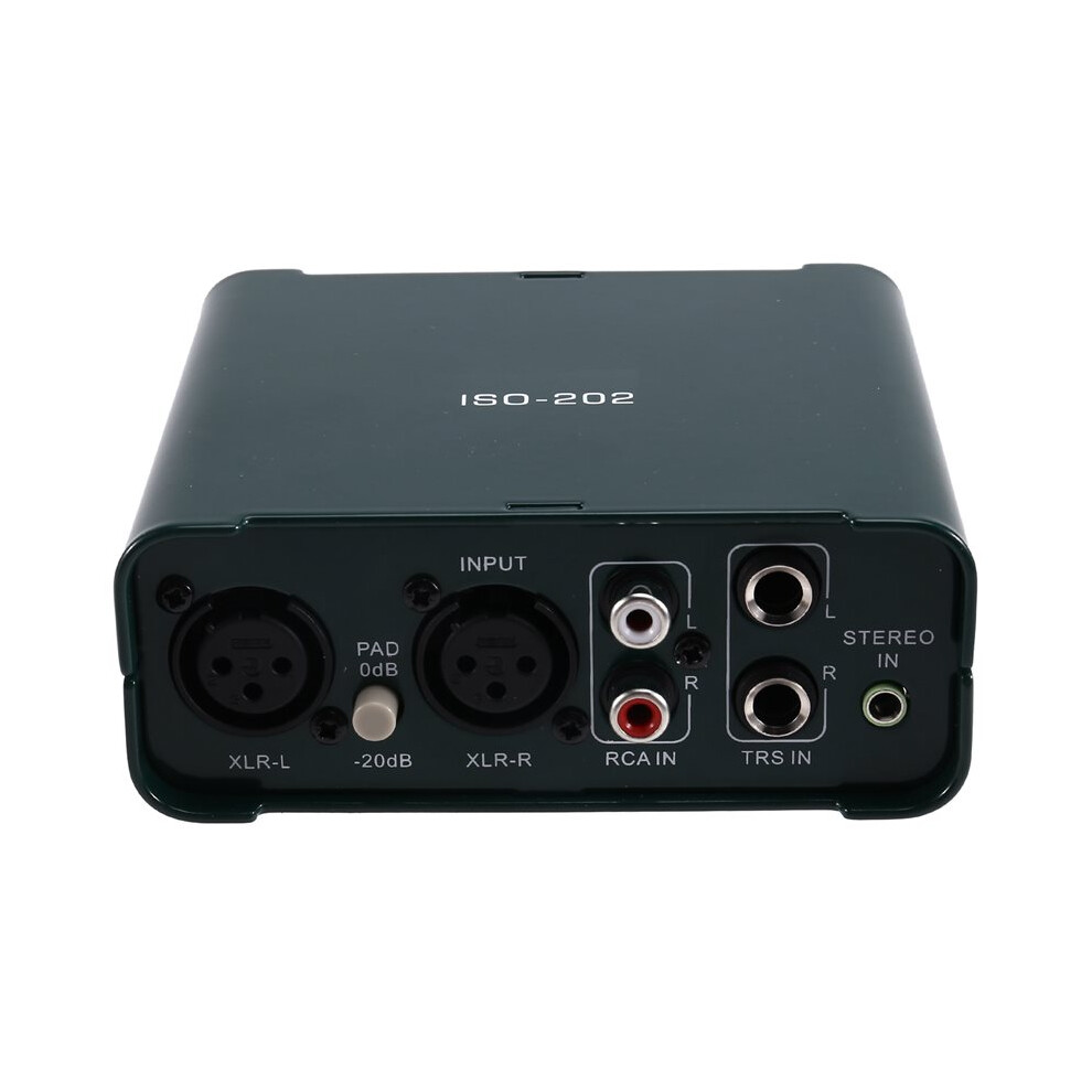 Stereo Audio Noise Isolator Signal Filter Unbalanced And Balanced Multi-Interface Mixer Noise Elimination 6031416292967