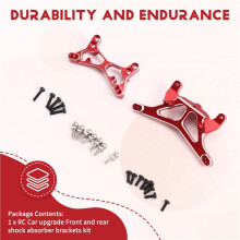 RC Car Upgrade Front and Rear Brackets Kit for 244016 LOSI Micro-B 1/24 RC Car Accessories